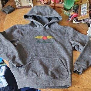 Level Wear Gray Baltusrol Golf Club Hoodie Sweater Kids L [11-12]